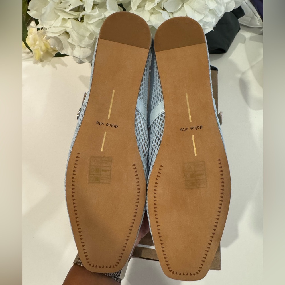 NIB Dolce Vita Rodni Mesh flat in light blue - Picture 2 of 3